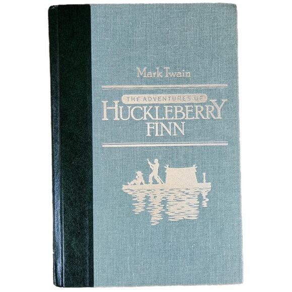 READER'S DIGEST 1986 EDITION OF THE ADVENTURES OF HUCKLEBERRY FINN BY MARK TWAIN - Picture 1 of 6